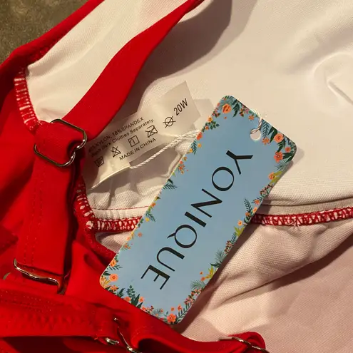 One Piece Yonique Plus Size Swimsuit Bathing Suits for Women Tummy Control Dlimm