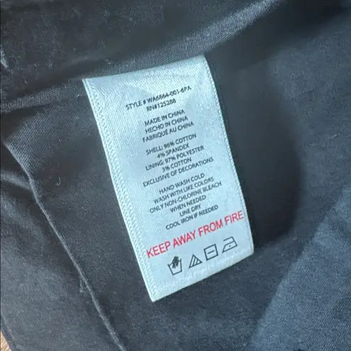 Jason Wu 2 Piece Midi Skirt Set Black eyelet size M