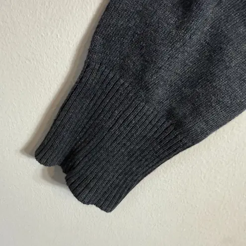 BKE Open Weave Knit Cardigan Sweater Women's Large Eclectic Grandpa Western Wool