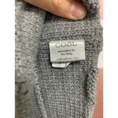 Coal women's grey knitted crochet headwear headband one size Gray