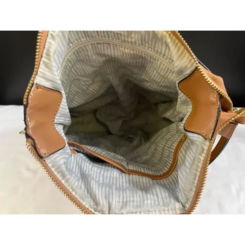 Vintage Womens Tan 3 Way Convertible Bag SKU 6408