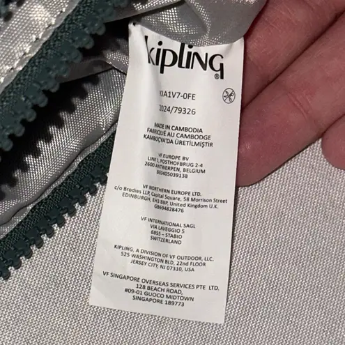 Kipling • Crossbody Bag Annabelle Double Zip Light Aloe Tonal Sage Green