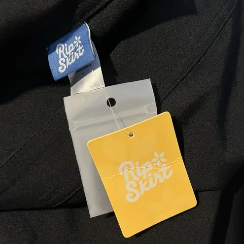 RipSkirt Womens Hawaii Wrap Skirt XL Black Cover Up Beach Lightweight Casual