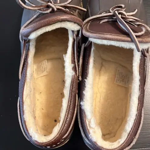 L.L.Bean  duck shoes Sherpa lined barely boots