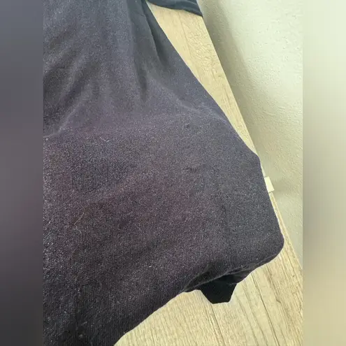 margaret o'leary Margaret O’Leary Navy Rayon Blend Lightweight Open Front Cardigan Sz Med *read