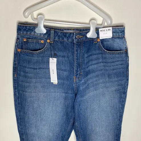 Topshop  mid-blue wash mom jeans size 32