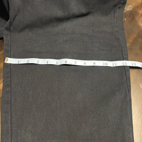Guess  black jeans 100% cotton made in USA size 44 wide leg