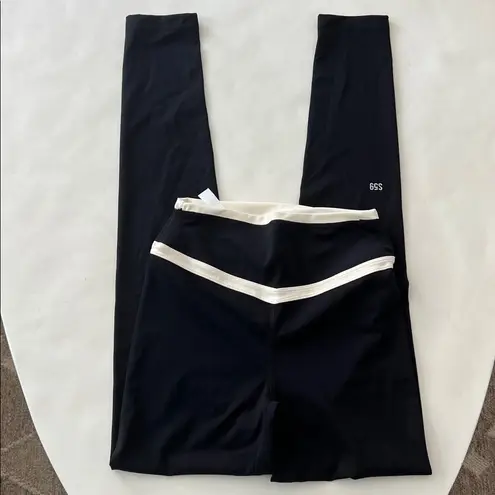 Splits59 MASON RIGOR CONTRAST LEGGINGS BLACK CRÈME XS $134