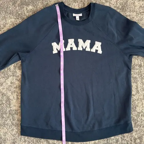 Isabel Maternity by Ingrid & Isabel Graphic Maternity Sweatshirt Blue Size undefined