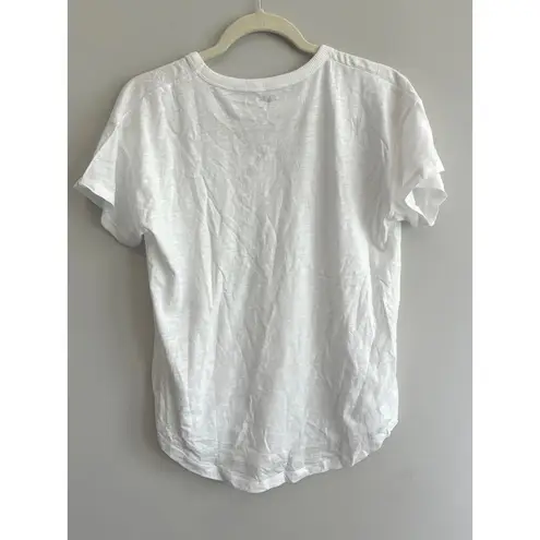 Madewell NWT  Whisper Crew Neck Tee In White Size Medium