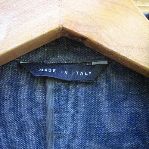 Giorgio Armani NWOT Blue Linen Blazer Jacket