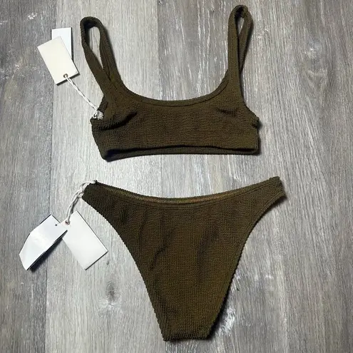 Good American  Bikini Swimsuit Mocha NEW