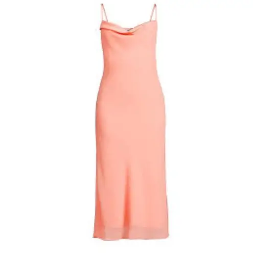 BCBGeneration NWT  Cocktail dress Criss Cross Adjustable Straps Draped Cowl Neck