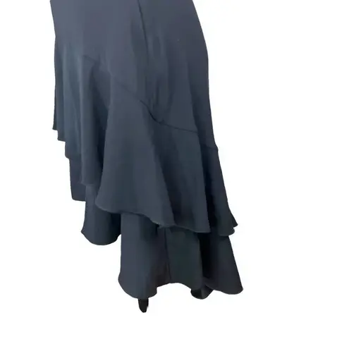 Rinascimento Ruffle High Low Skirt Black Size XS