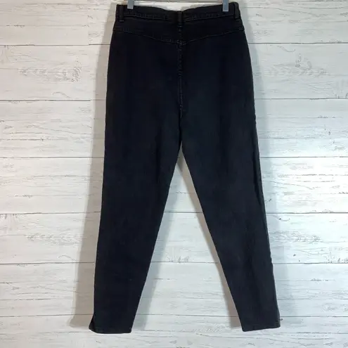 L.A. Blues Vintage black high waisted jeans stretchy, 30"X28"