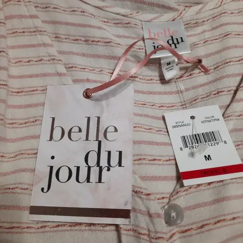 belle du jour Light Pink Tank Top Medium NWT