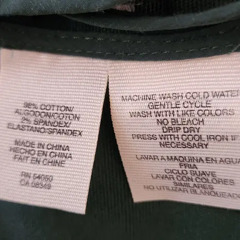 RACHEL Rachel Roy Green Cropped Zip Moto Jacket Size Medium Dark Green Jacket