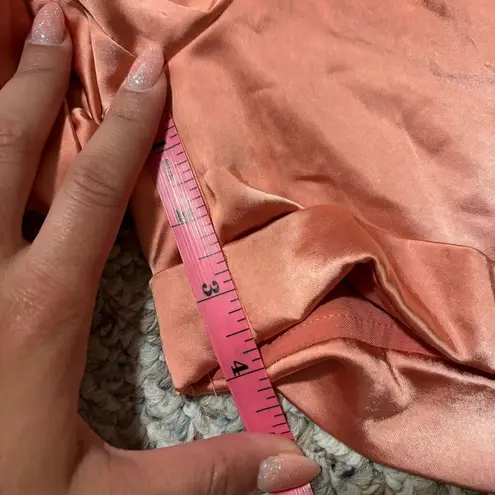 Lulus NWT Lulu’s Satin Paperbag High Waisted Belt Shorts- Size Small