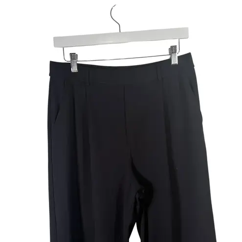 Halara High Waisted Side Pocket Work Flare Pants Black Womens Large Petite