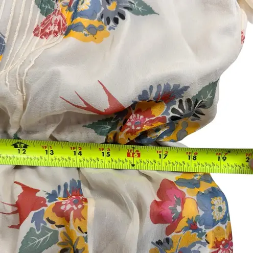 Tibi  New York 100% Silk Lined Floral Bird Beetle Butterfly Cicada Midi Dress