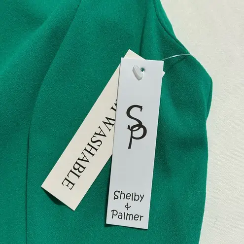 Shelby & Palmer women’s size 10 Elegant new emerald Green Sleeveless Dress zips