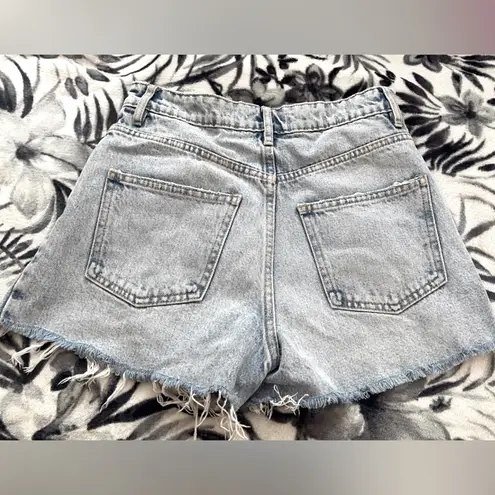 ZARA High Waisted Denim Shorts