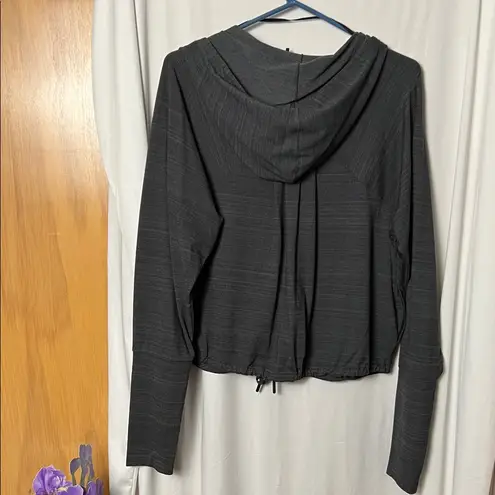 prAna Charcoal Inigma After Yoga Hoodie Size Medium