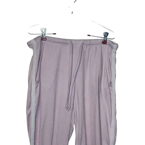 Born Women's Sweatpants Jogger Ruched Side Drawstring Waist Pockets Purple XL