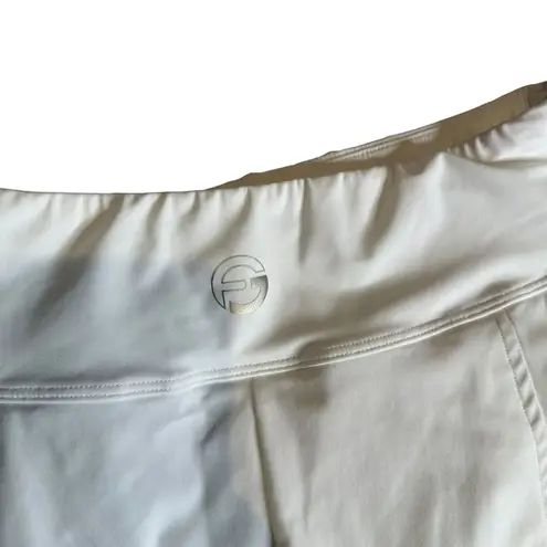 Foray Golf Women's White Pleated Short Skort Skirt with Shorts Athleisue Size XS