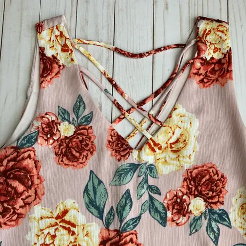 Envy Blush Pink Carnation A-Line Dress Sz M