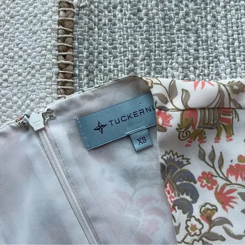 Tuckernuck The Ginger Floral Short Flutter Sleeves Maxi Dress Women’s Size XS