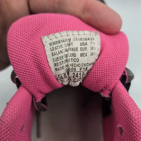 BRAHMA Sarah Steel Toe Work Shoes Sneakers Boots Women’s Size 7.5 Pink Gray