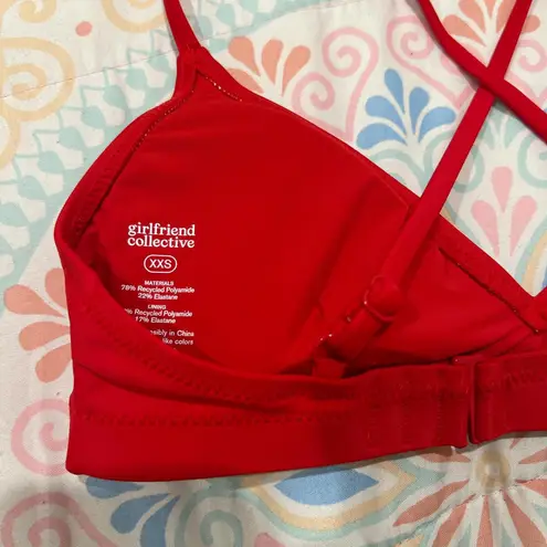 Girlfriend Collective Red Bralette