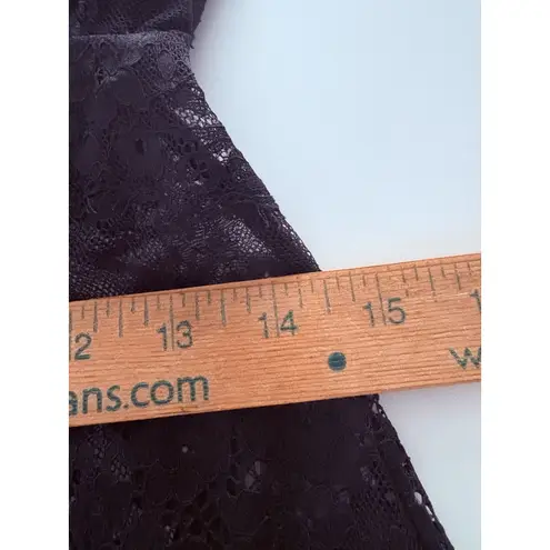 Soma Sheer Lace Nightie Size S Black Dress Whimsigoth Feminine Vampire Grunge