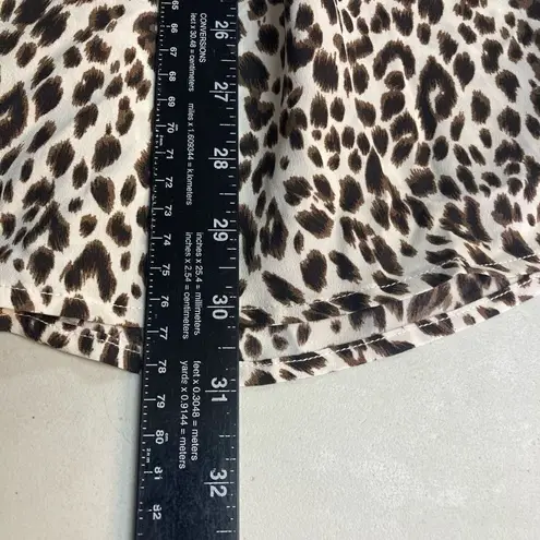 Very J Ruched Animal Print Midi Skirt Size Large Hand Measures Smaller