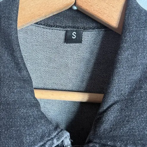 Judy Blue NEW | NEW TO THE CITY SHORT SLEEVE DENIM JUMPSUIT IN BLACK SMALL