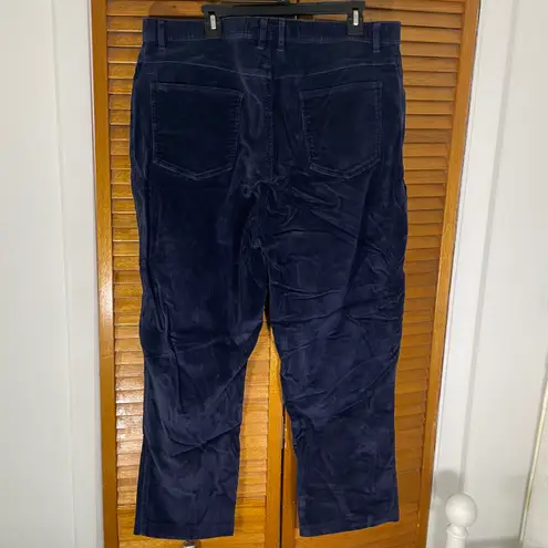 Bill Blass Navy Stretch Corduroy Jeans Pants Size 20W