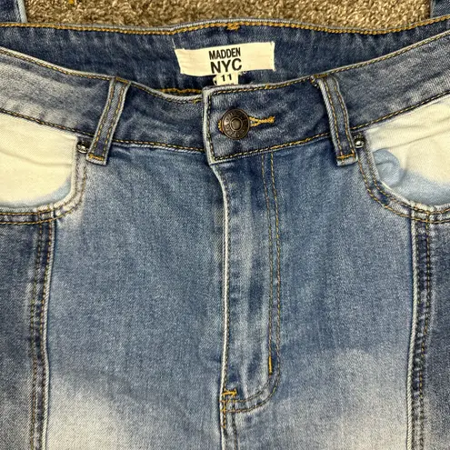 Steve Madden  Jeans Blue & White Patchwork 11 - Image 7