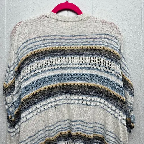 Lovestitch Oversized Knit Womens Sweater S/M Bohemian Hippie Coastal Gardecore