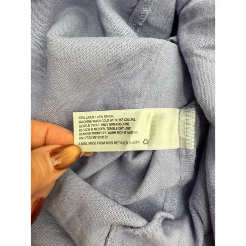 Universal Threads Universal Thread Paperbag Linen Blend Shorts L Lavender Drawstring Pockets - Image 9