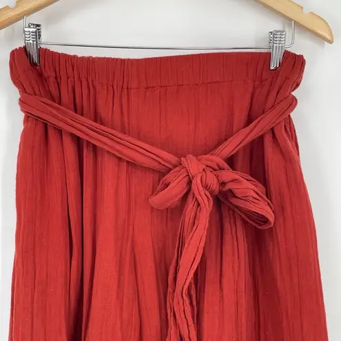 Trina Turk Out‎ Of Office  Women's Rust Ultra Wide Leg Harlem Pants Size Medium