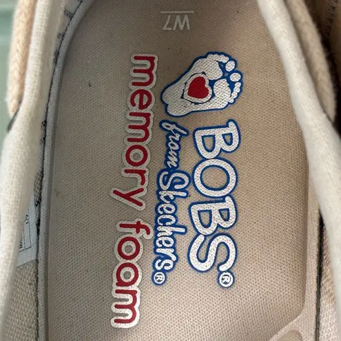 Bob’s Highlights Set Sail Skechers Espadrille shoes loafer WIDE WIDTH White Size 7