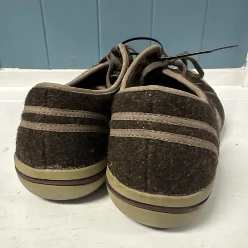 Merrell Star Wool Shoes Womens 10 Brown Wool Lace Up Low Top Casual Sneakers