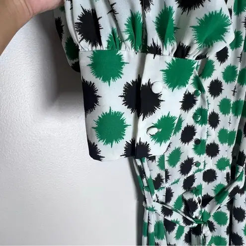 LA Doublej Super Smokin Hot Dress Black & Green Sz XL