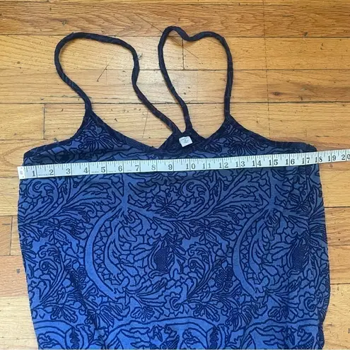 Lucky Lotus Blue Terry Jumpsuit Size Medium