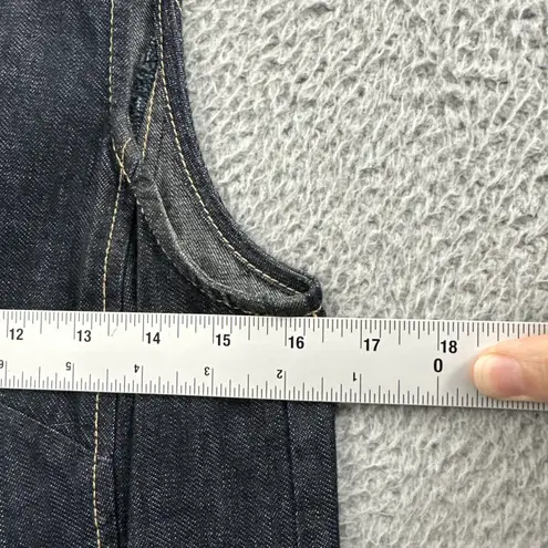 Lauren Ralph Lauren Sheath Denim Jean Dress Western Rodeo Boho Cotton Women's 4 Blue