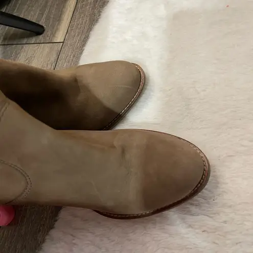 ALDO  Tan Brown Heeled Knee High Boots