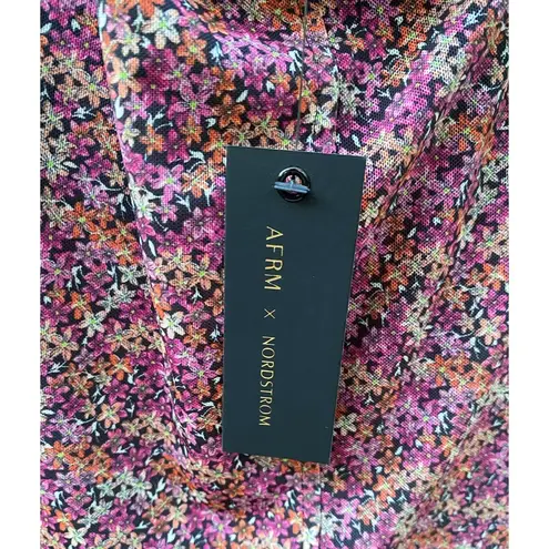 NWT AFRM Long Sleeve Floral Crop Top Size XL
