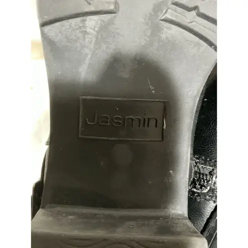 Woman’s Jasmin Sawyer Wide Calf Size 6m Faux Leather Fur Lined Riding Boot Black