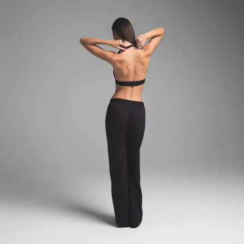 SKIMS Cotton Rib Pant in Soot, Size X-Large